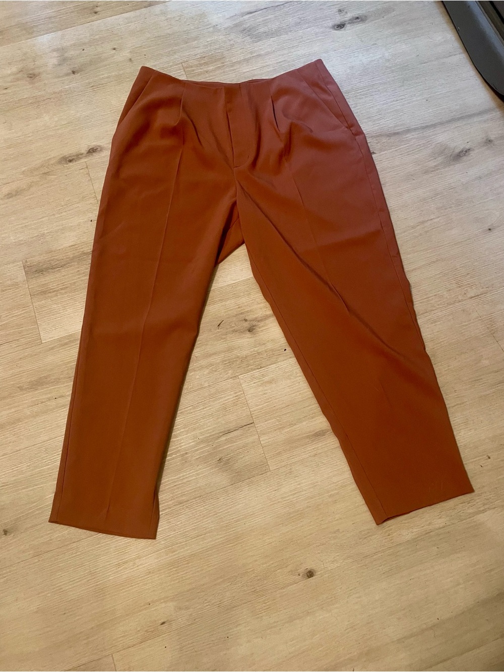 a new day Rust-Tone High Waist Women's Tapered Pants